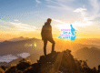 man on mountain