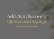 Addiction Recovery Quotes And Sayings