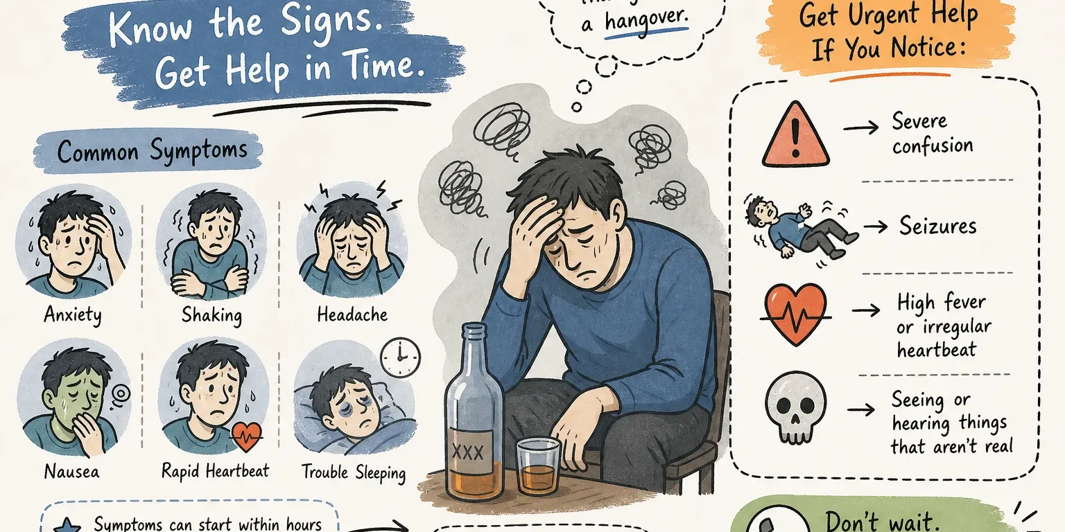 Common Symptoms of Alcohol Dependence Withdrawal | When to Get Help Common Symptoms of Alcohol Dependence Withdrawal | When to Get Help