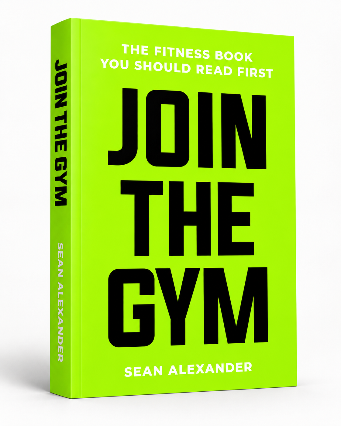 Neon-Lime Join the Gym Book Mockup join the gym